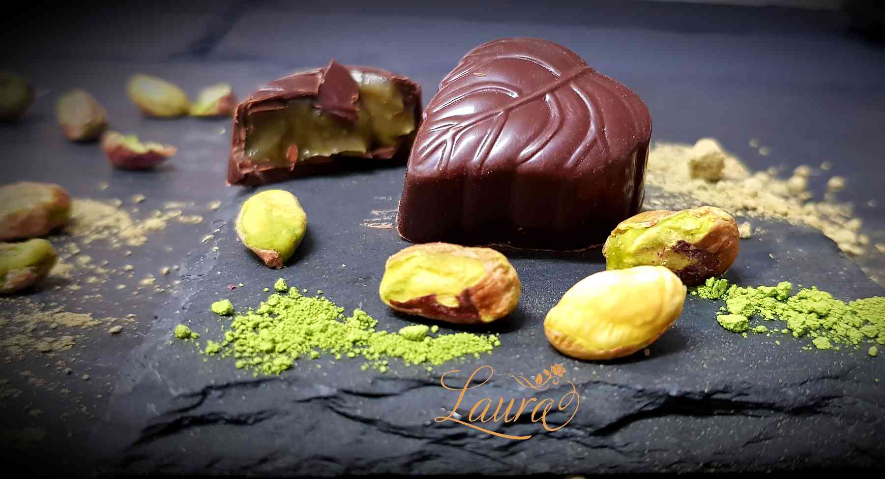 Sós pisztáciás bonbon